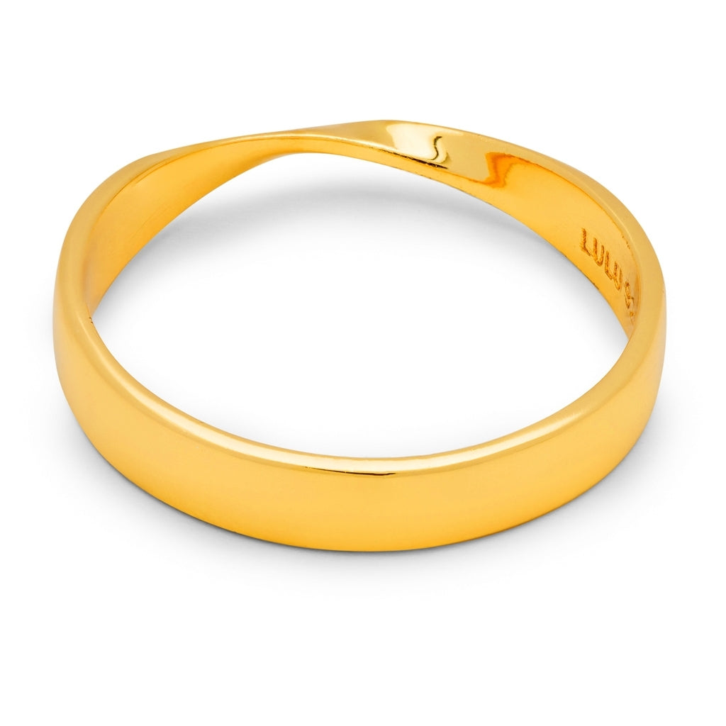 LULU Copenhagen 180 Ring Rings Gold plated