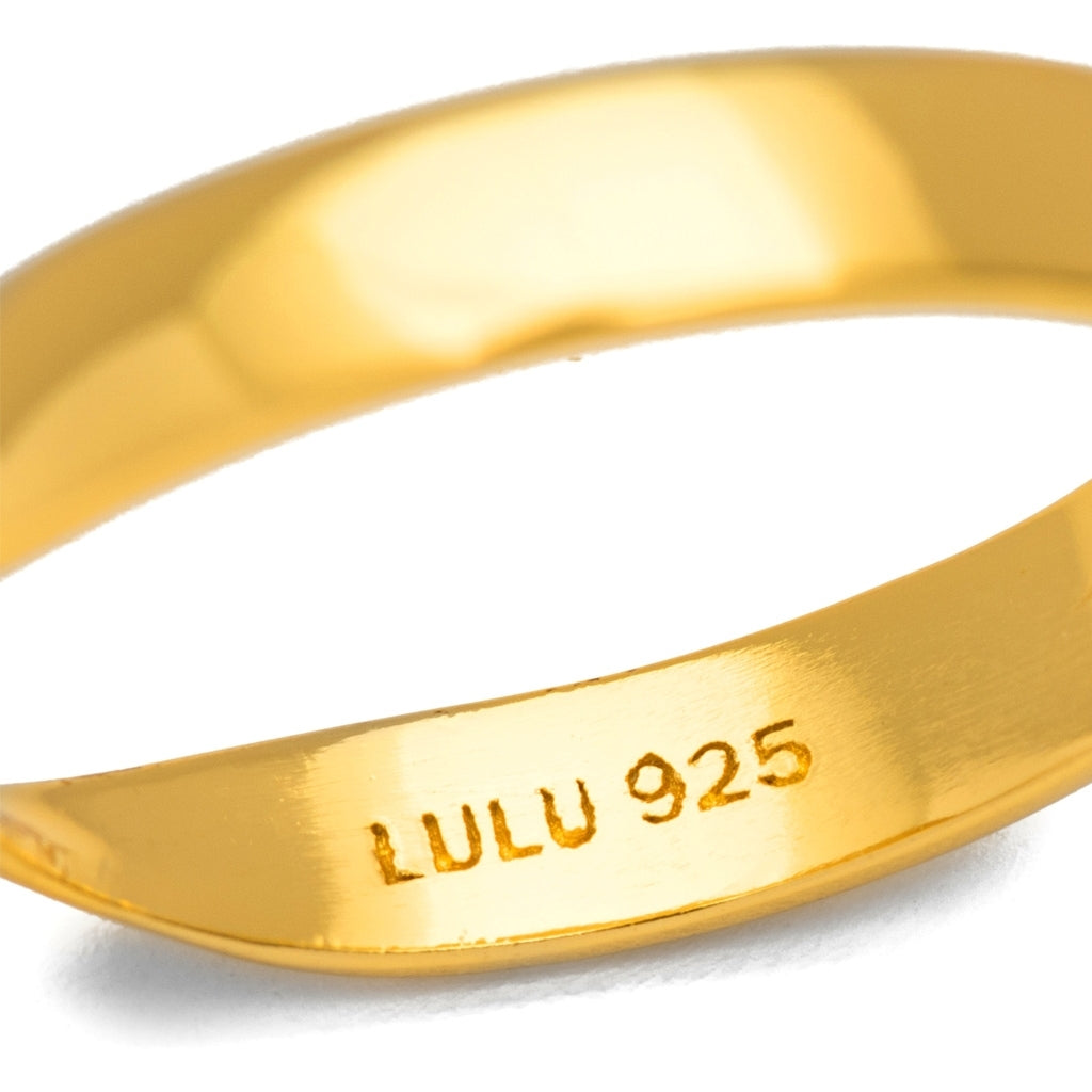 LULU Copenhagen 180 Ring Rings Gold plated