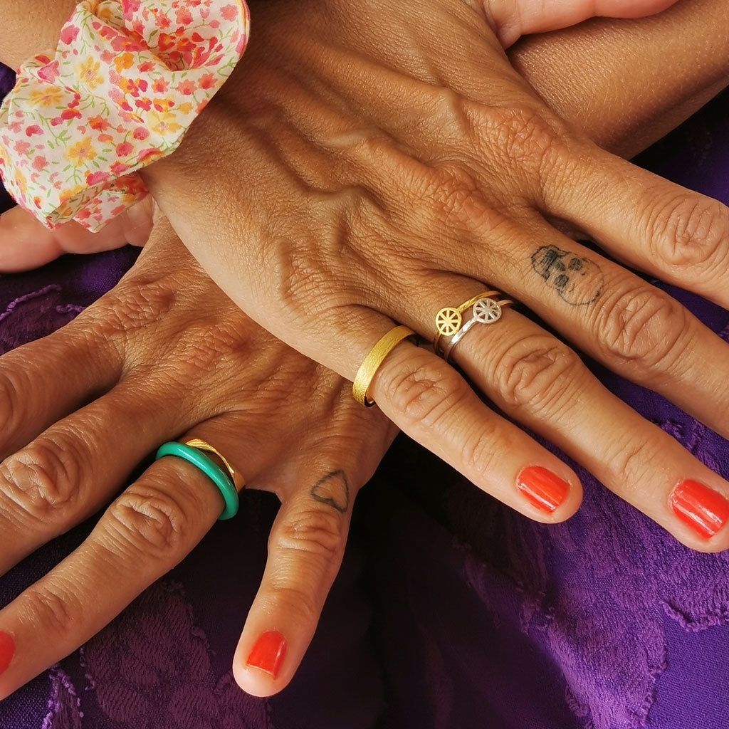 LULU Copenhagen 180 Ring Rings Gold plated