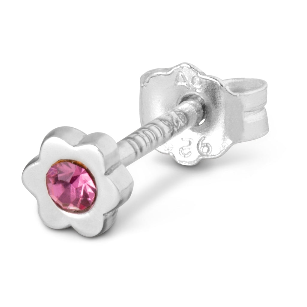 LULU Copenhagen Blomst Shiny earring 1 pcs Ear stud, 1 pcs Pink