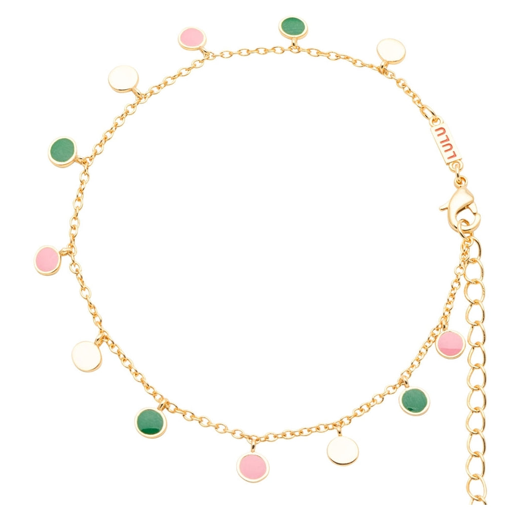 LULU Copenhagen Boho Bracelet gold plated Bracelets Green
