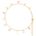 Boho Bracelet gold plated - Light Pink