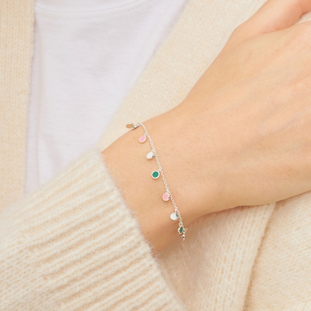LULU Copenhagen Boho Bracelet silver plated Bracelets Green