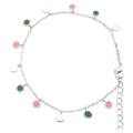 Boho Bracelet silver plated - Green