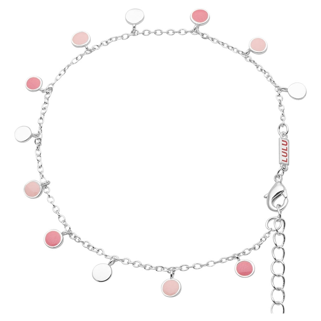 LULU Copenhagen Boho Bracelet silver plated Bracelets Light Pink