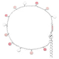 Boho Bracelet silver plated - Light Pink