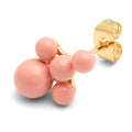 Bouquet Cloud earring 1 pcs - Burnt Coral