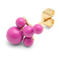 Bouquet Cloud earring 1 pcs - Electric Fuchsia Pink