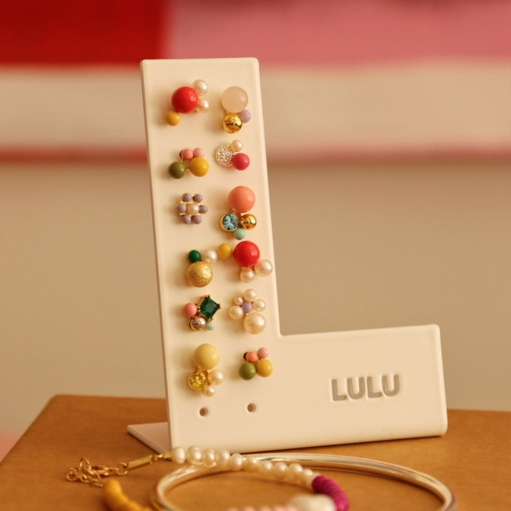 LULU Copenhagen Bouquet Pearls earring 1 pcs Ear stud, 1 pcs Lavender