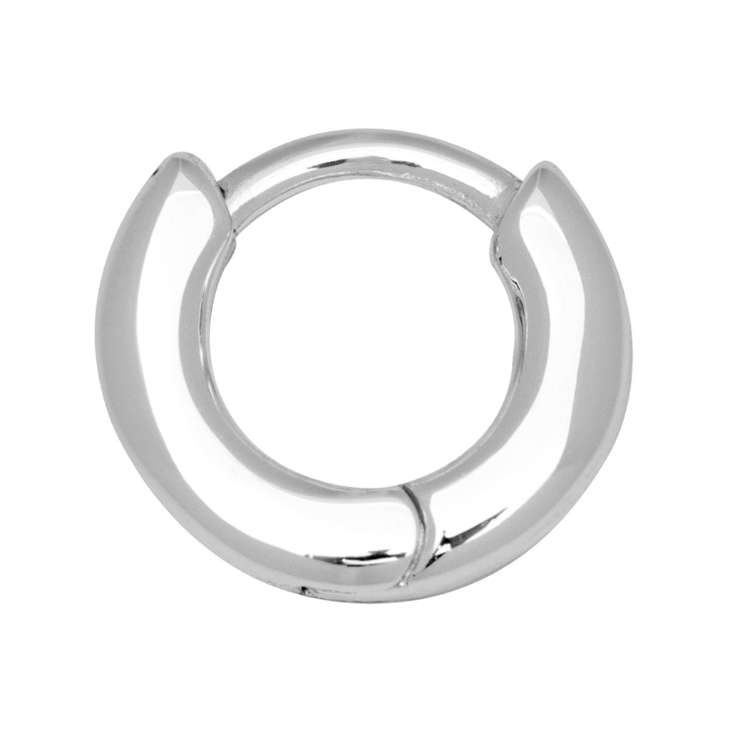 LULU Copenhagen Buckle Hoops Small pair Hoops Silver Plated