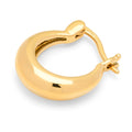 Chunky Heavy Hoops pair - Gold plated