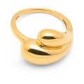 Chunky Soft Drops Ring - Gold plated