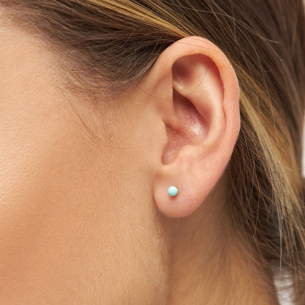 LULU Copenhagen Color Ball earring 1 pcs Ear stud, 1 pcs Mint