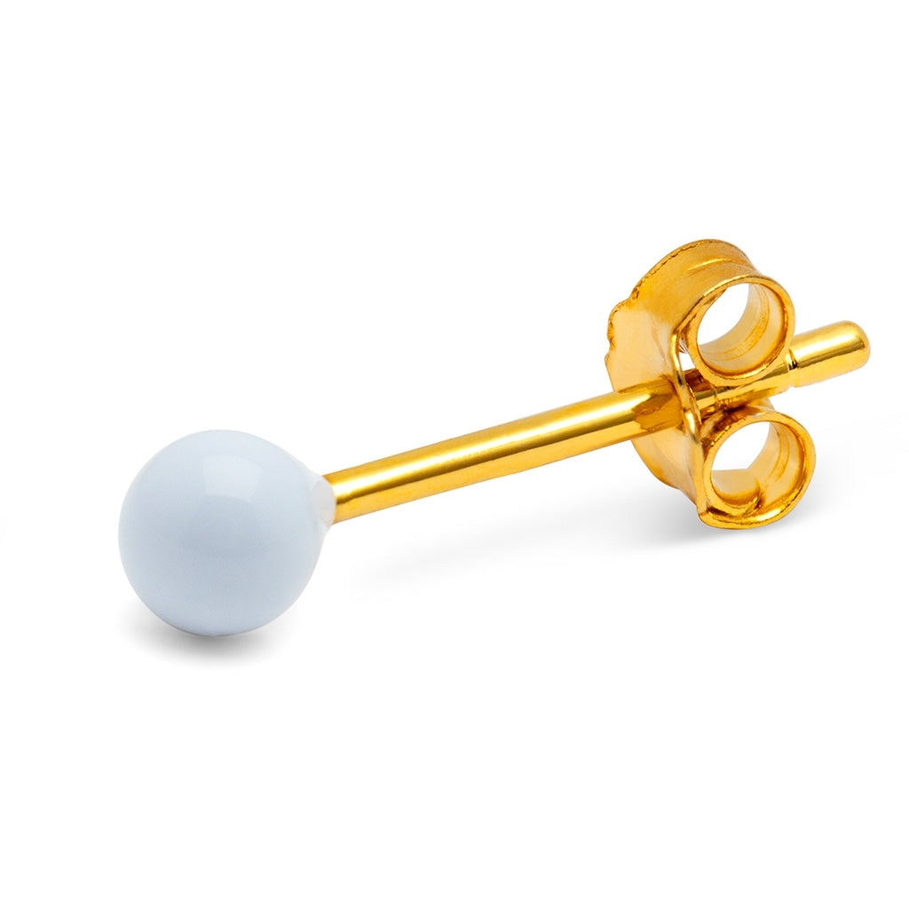 LULU Copenhagen Color Ball earring 1 pcs Ear stud, 1 pcs Skyride Blue