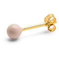 Color Ball Medium earring 1 pcs - Silk Light Pink