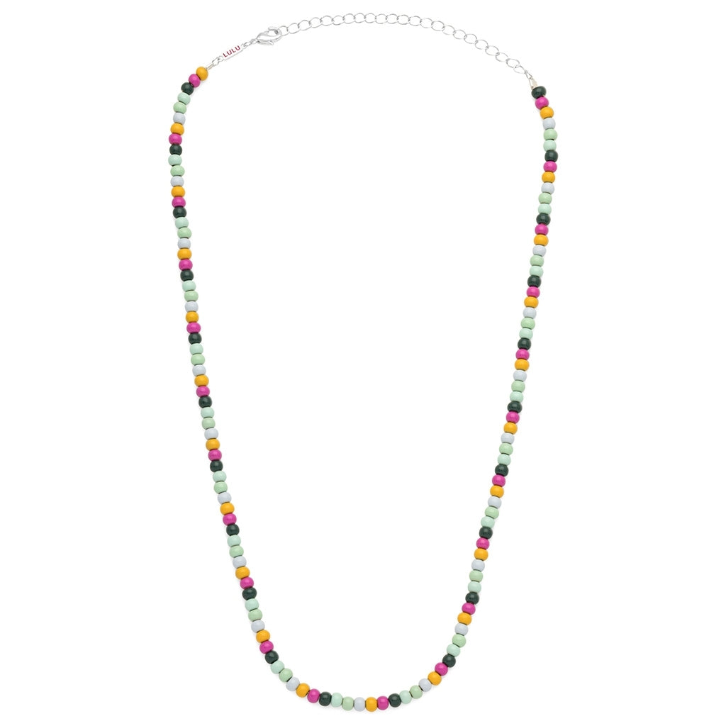 LULU Copenhagen Color Ball Necklace - Silver Plated Necklaces Beach