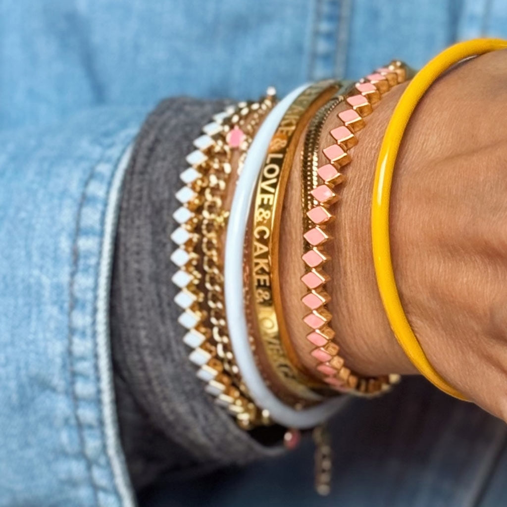 LULU Copenhagen Color Bangle Bracelets Sunflower
