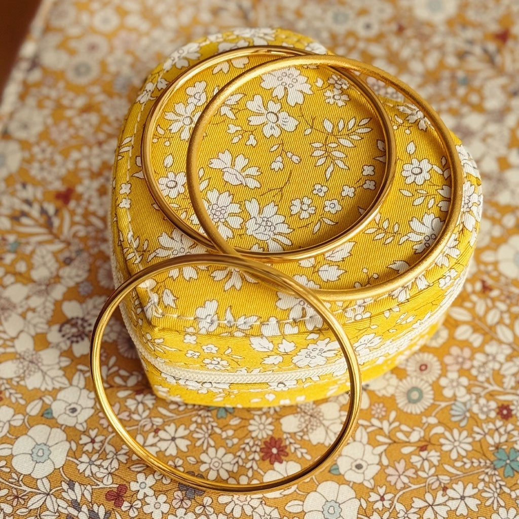 LULU Copenhagen Color Bangle Bracelets Gold plated