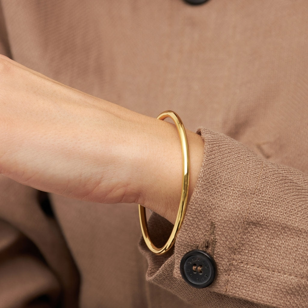 LULU Copenhagen Color Bangle Bracelets Gold plated
