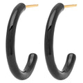 Color Hoops Medium pair - Black