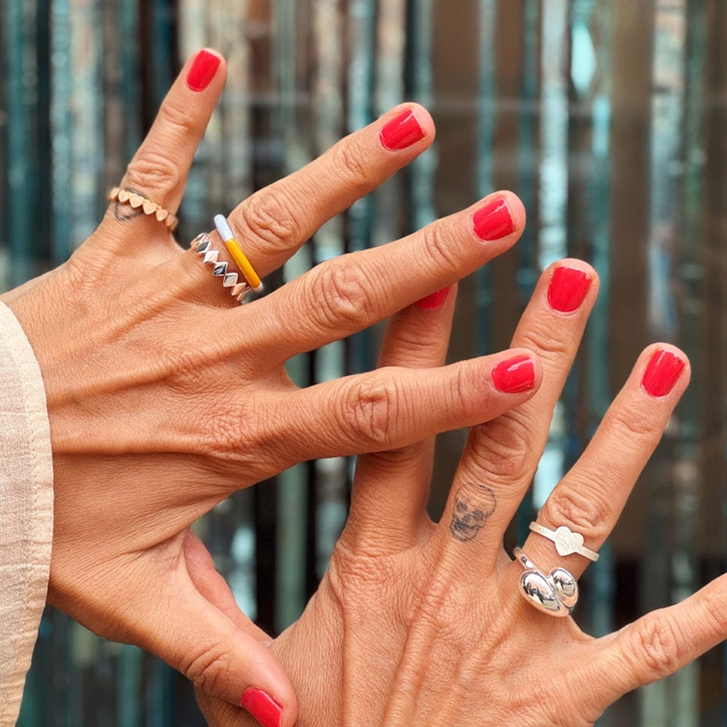 LULU Copenhagen Color Ring Quatro Rings Sundown