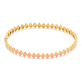 Confetti Bangle - Gold Plated - Burnt Coral