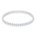 Confetti Bangle - Silver Plated - Skyride Blue