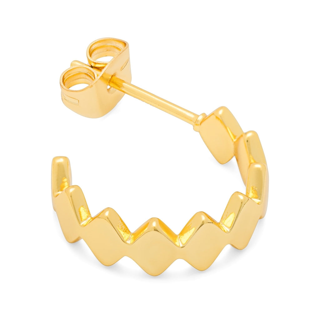 LULU Copenhagen Confetti Hoops Pair Gold plated Hoops Gold plated