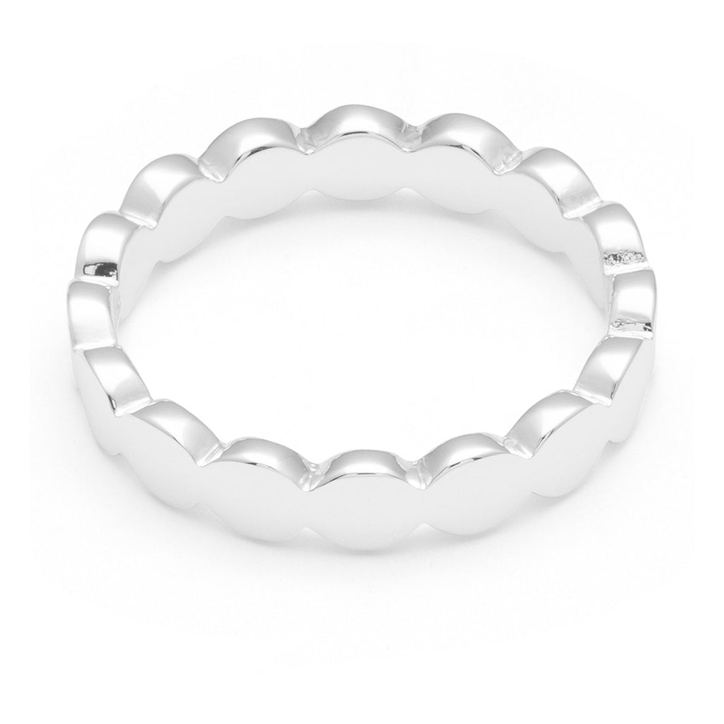 LULU Copenhagen Connected Circles Ring - Silver Rings Silver