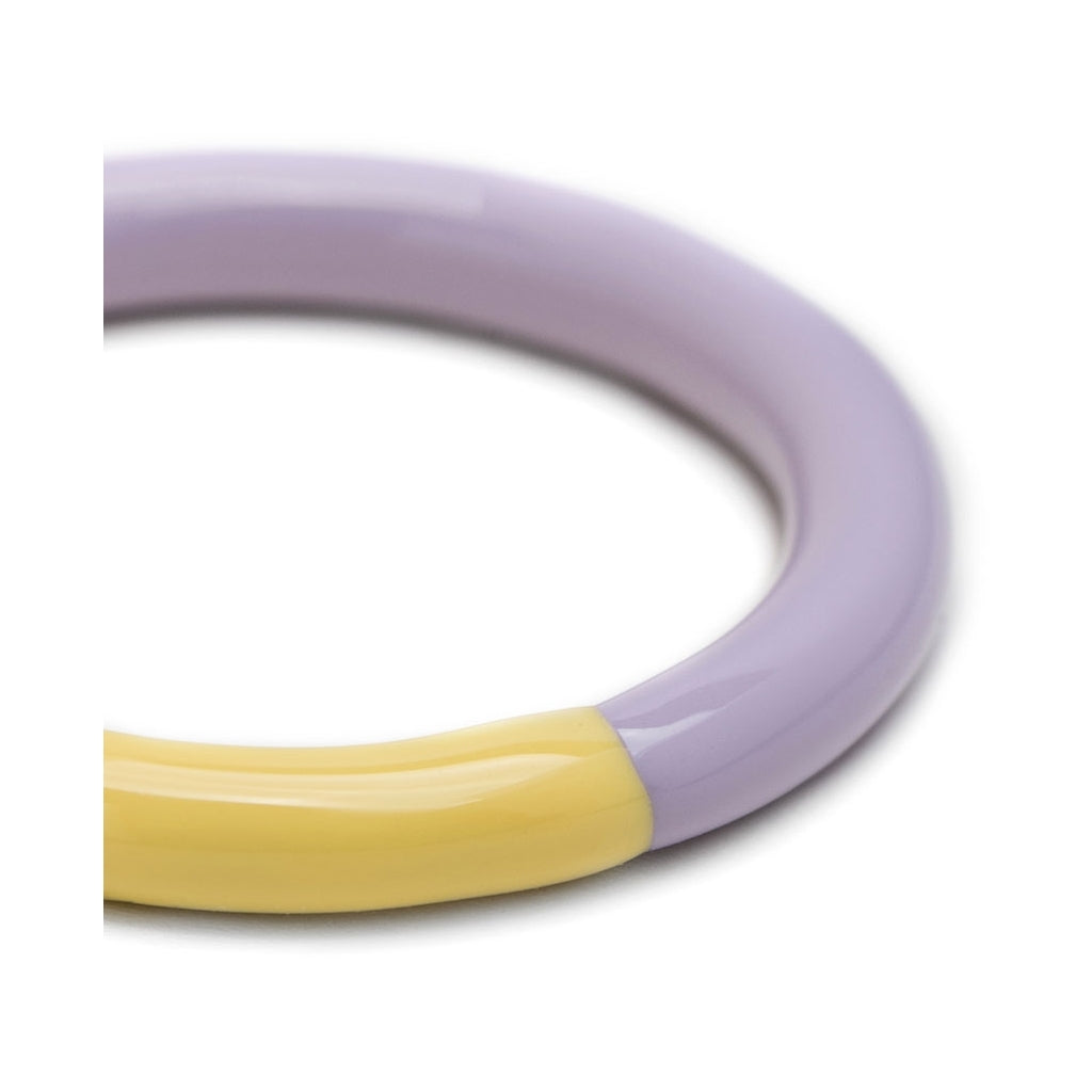 LULU Copenhagen Double Color Ring Rings Pale Yellow/Purple