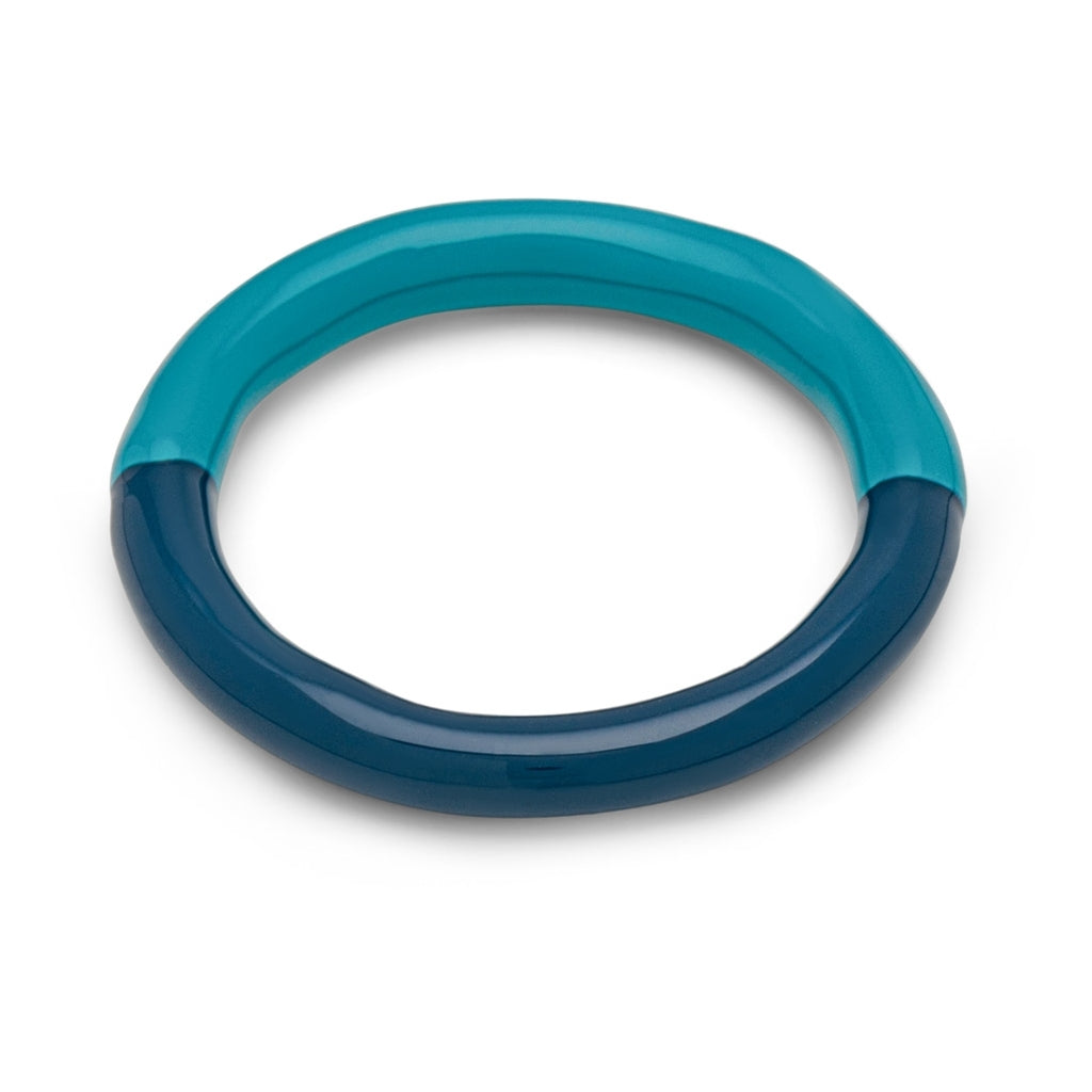 LULU Copenhagen Double Color Ring Rings Retro Dark Blue/Retro Blue