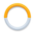 Double Color Ring - Skyride Blue/Sunflower