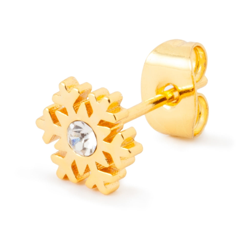 LULU Copenhagen Flake earring 1 pcs Ear stud, 1 pcs Gold plated