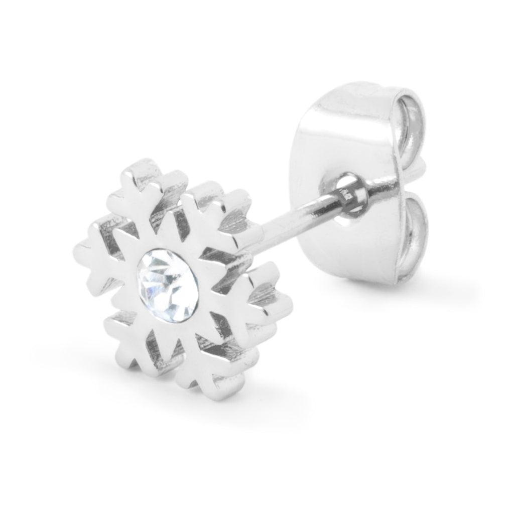 LULU Copenhagen Flake earring 1 pcs Ear stud, 1 pcs Silver Plated