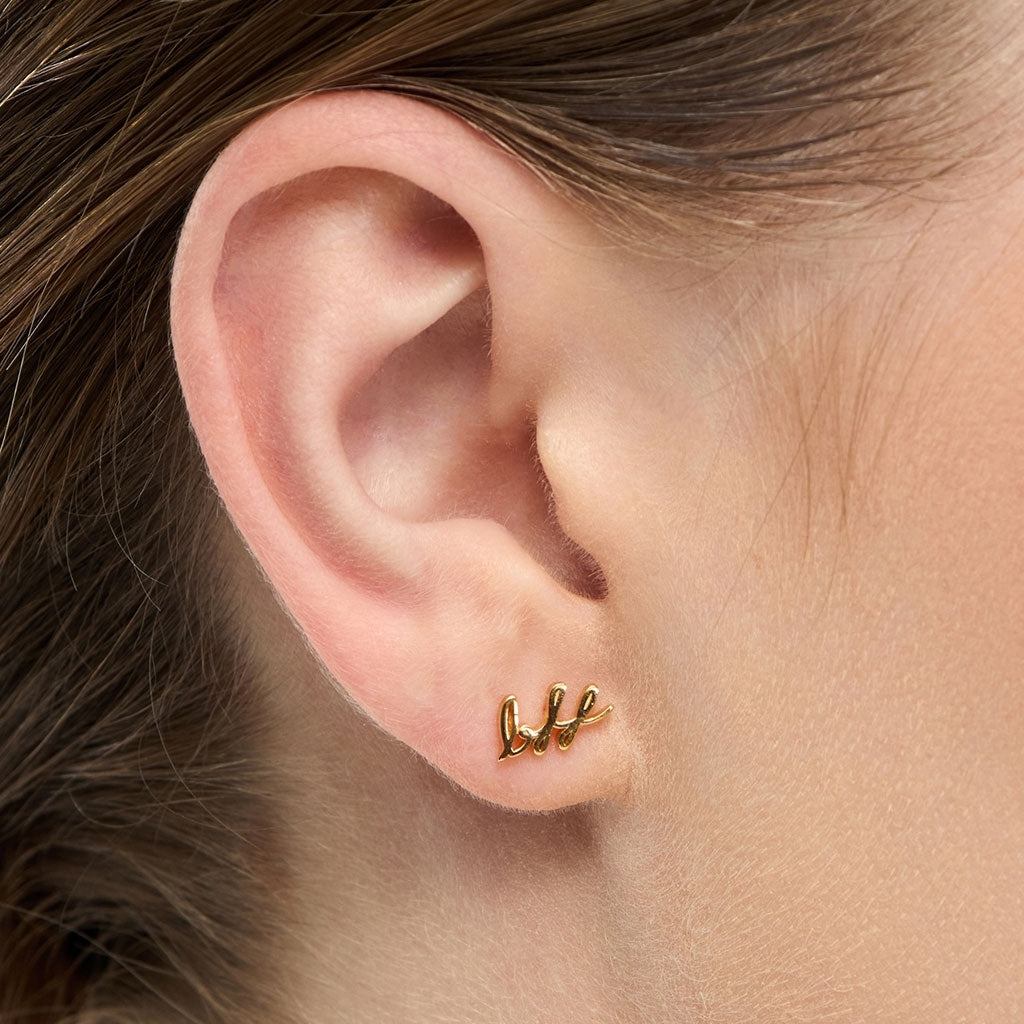 LULU Copenhagen For My Bff earring 1 pcs Ear stud, 1 pcs Gold plated