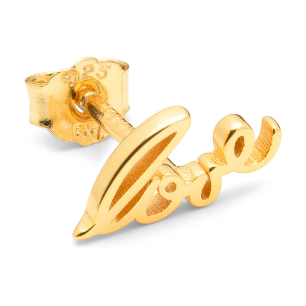 LULU Copenhagen For My Love earring 1 pcs Ear stud, 1 pcs Gold plated
