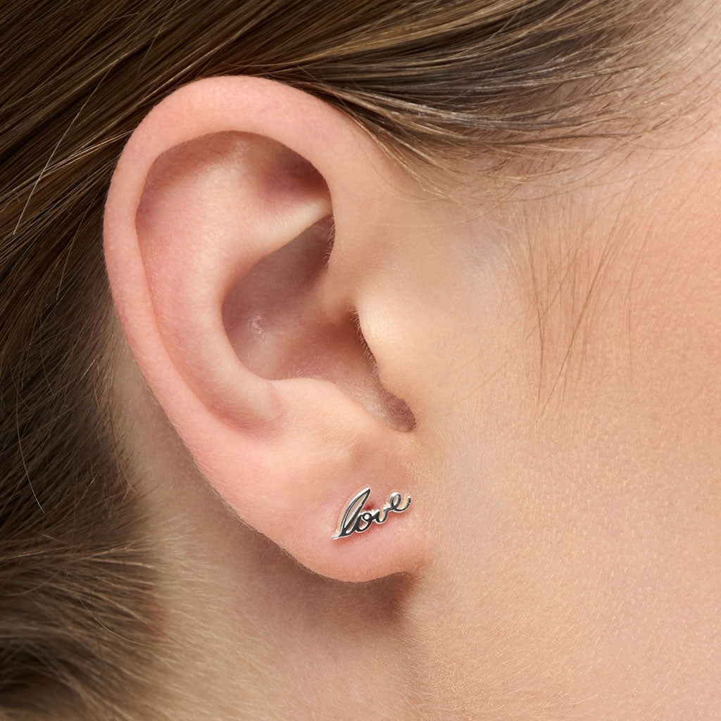 LULU Copenhagen For My Love earring 1 pcs Ear stud, 1 pcs Silver