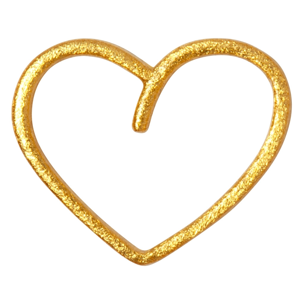 LULU Copenhagen Happy Heart earring 1 pcs Ear stud, 1 pcs Gold plated