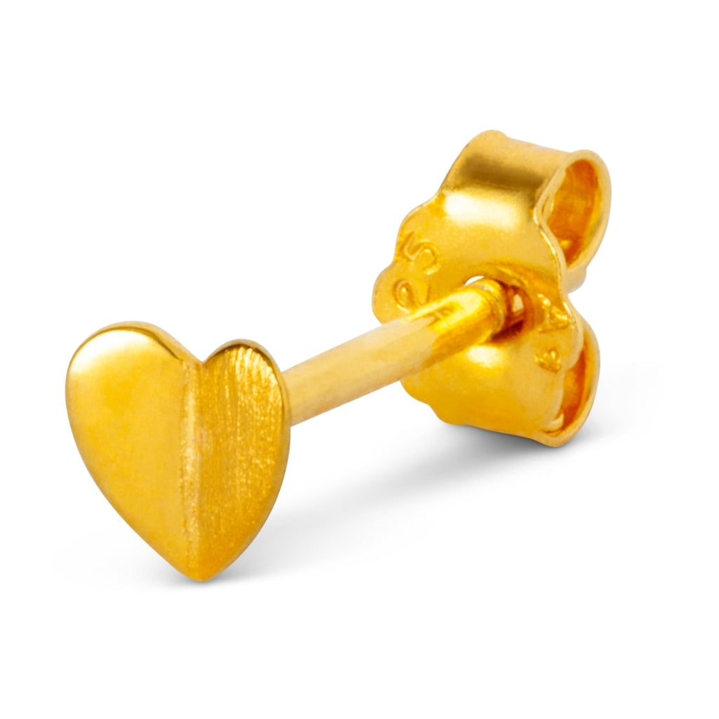 LULU Copenhagen Heart Wings earring 1 pcs Ear stud, 1 pcs Gold plated