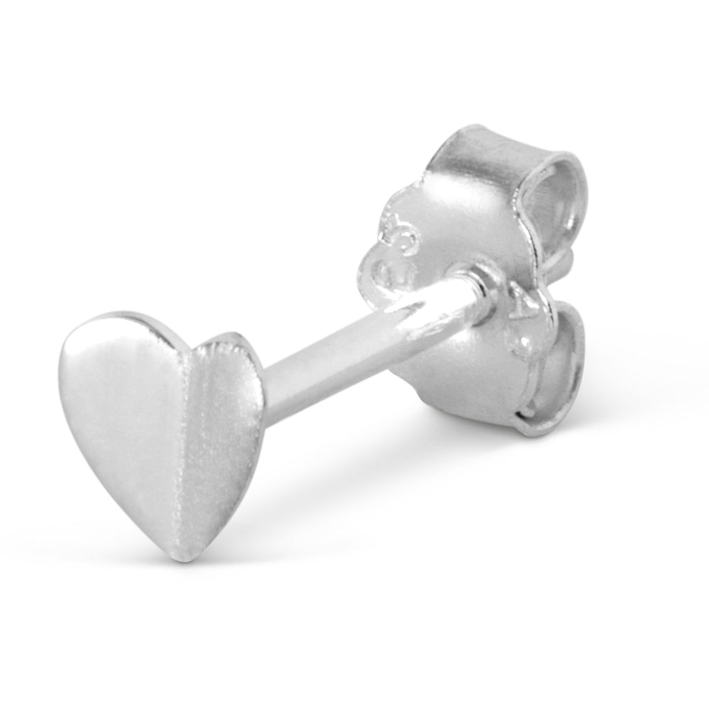 LULU Copenhagen Heart Wings earring 1 pcs Ear stud, 1 pcs Silver