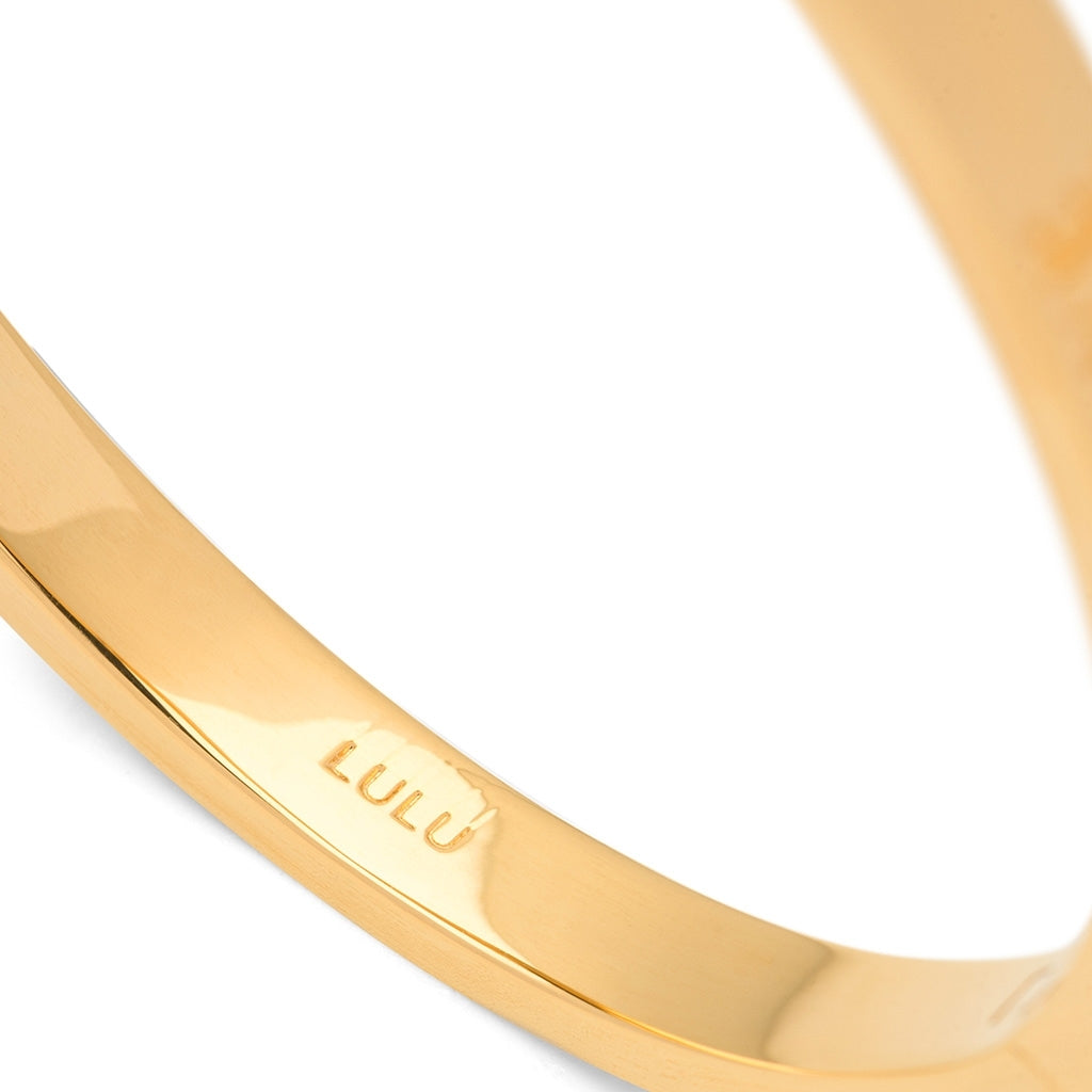 LULU Copenhagen Love & Cake Bangle - Gold Plated Bracelets Gold plated