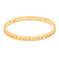 Love & Cake Bangle - Gold Plated - Gold plated