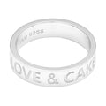 Love & Cake Ring - silver - Silver