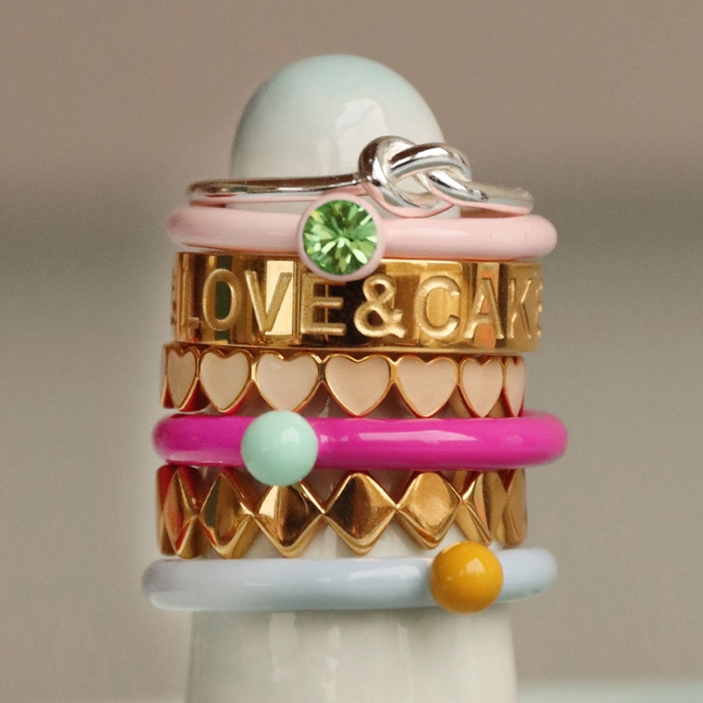 LULU Copenhagen Love Knot Ring silver Rings Silver