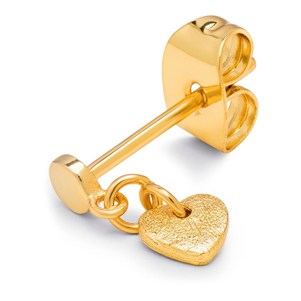 LULU Copenhagen Love U Dangling earring 1 pcs Ear stud, 1 pcs Gold plated