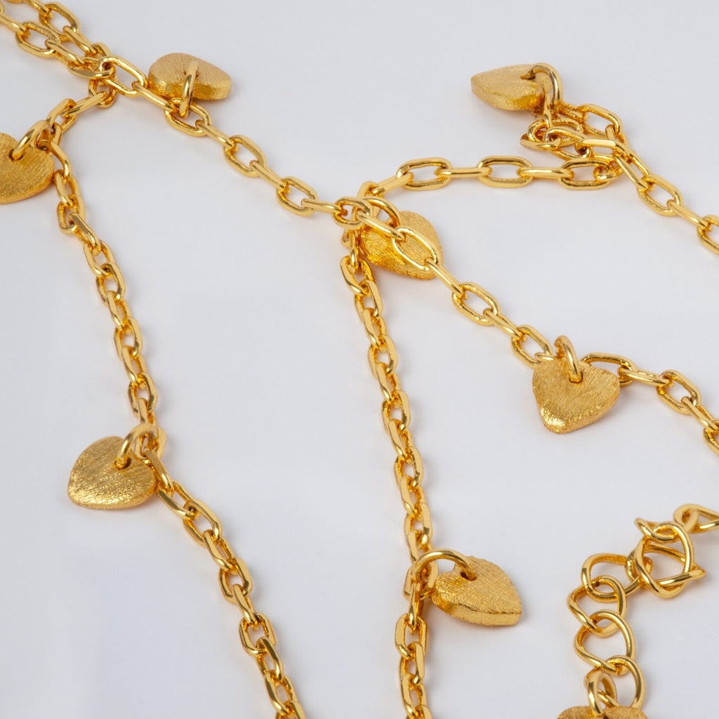 LULU Copenhagen Love U Necklace gold plated Necklaces Gold plated