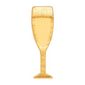 Pop earring 1 pcs - Gold Plated - Gold plated