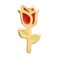 Rose earring 1 pcs - Gold plated