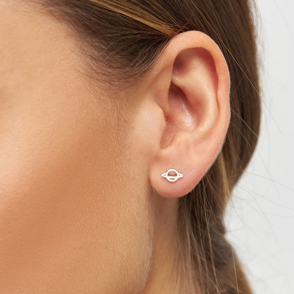 LULU Copenhagen Saturn earring 1 pcs Ear stud, 1 pcs Silver