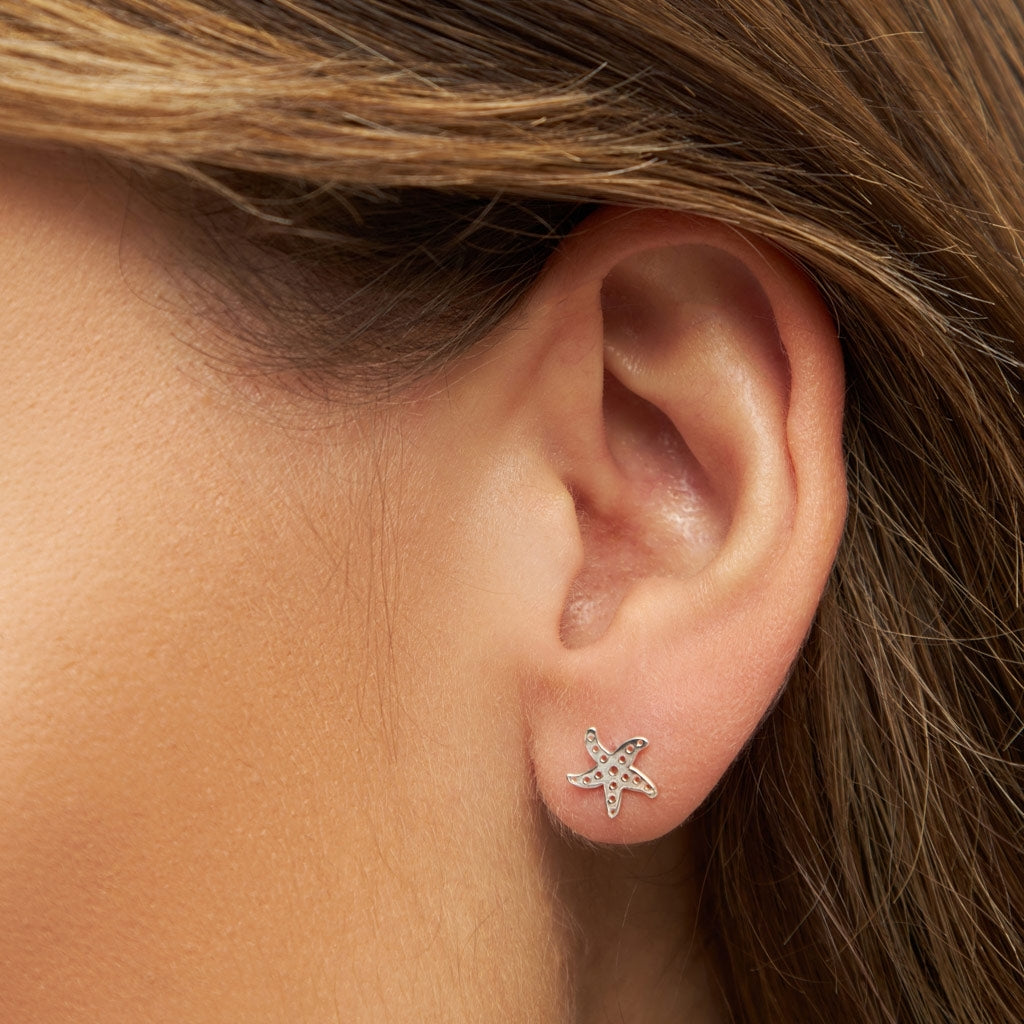 LULU Copenhagen Starfish earring 1 pcs Ear stud, 1 pcs Silver